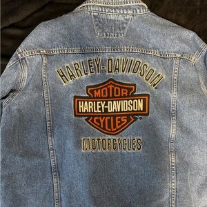 Vintage denim Harley-Davidson jacket-XL